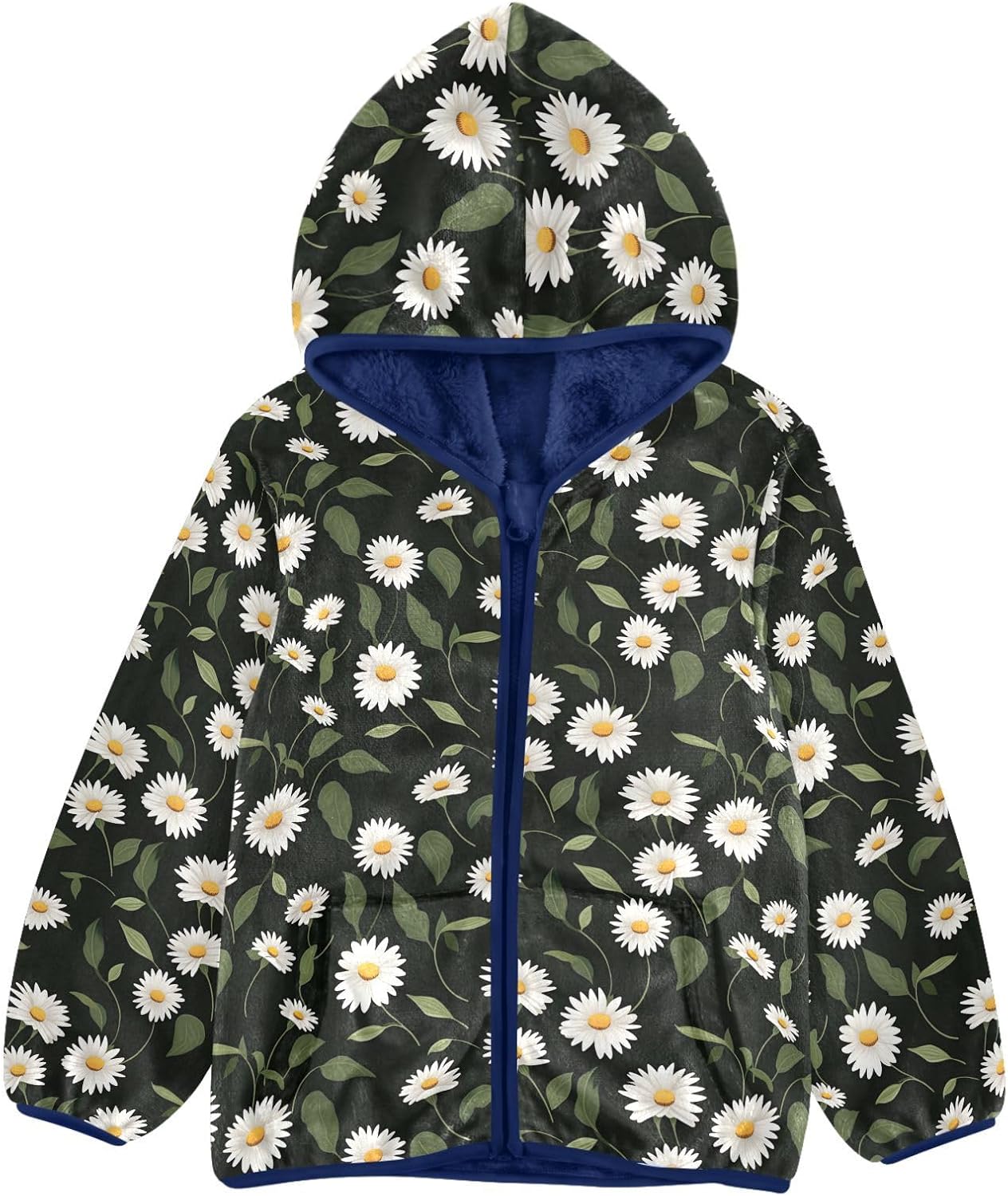 Boys Fleece Coat,Children's Zip-Up Hoodie Jacket,Baby Warm Fashion Outerwear 3-10T