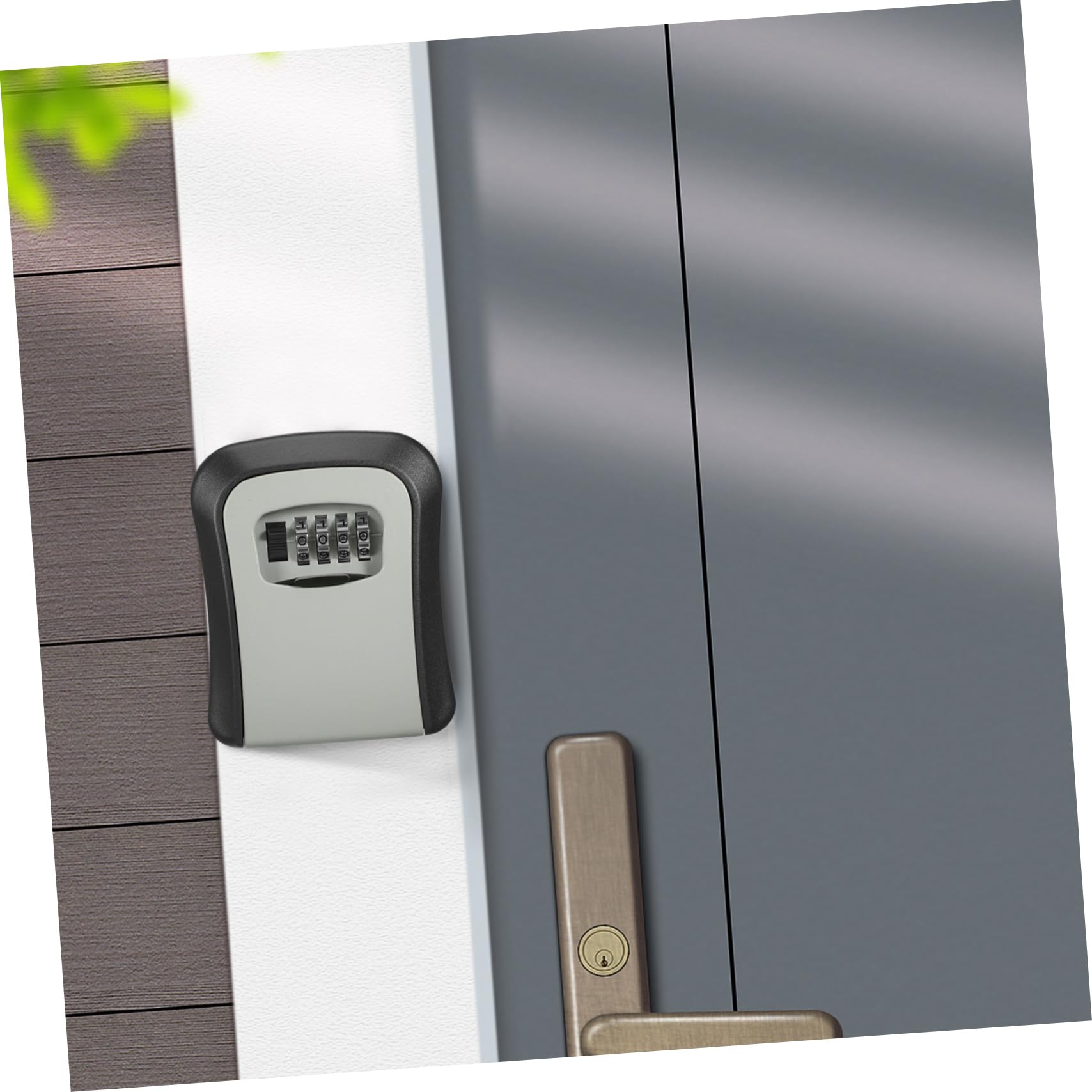 2sets Scatola Portachiavi con Codice Combinazione Cassetta di Sicurezza per Chiavi da Parete Cassetta di Sicurezza Resistente alle Intemperie Organizer per Chiavi e Piccoli