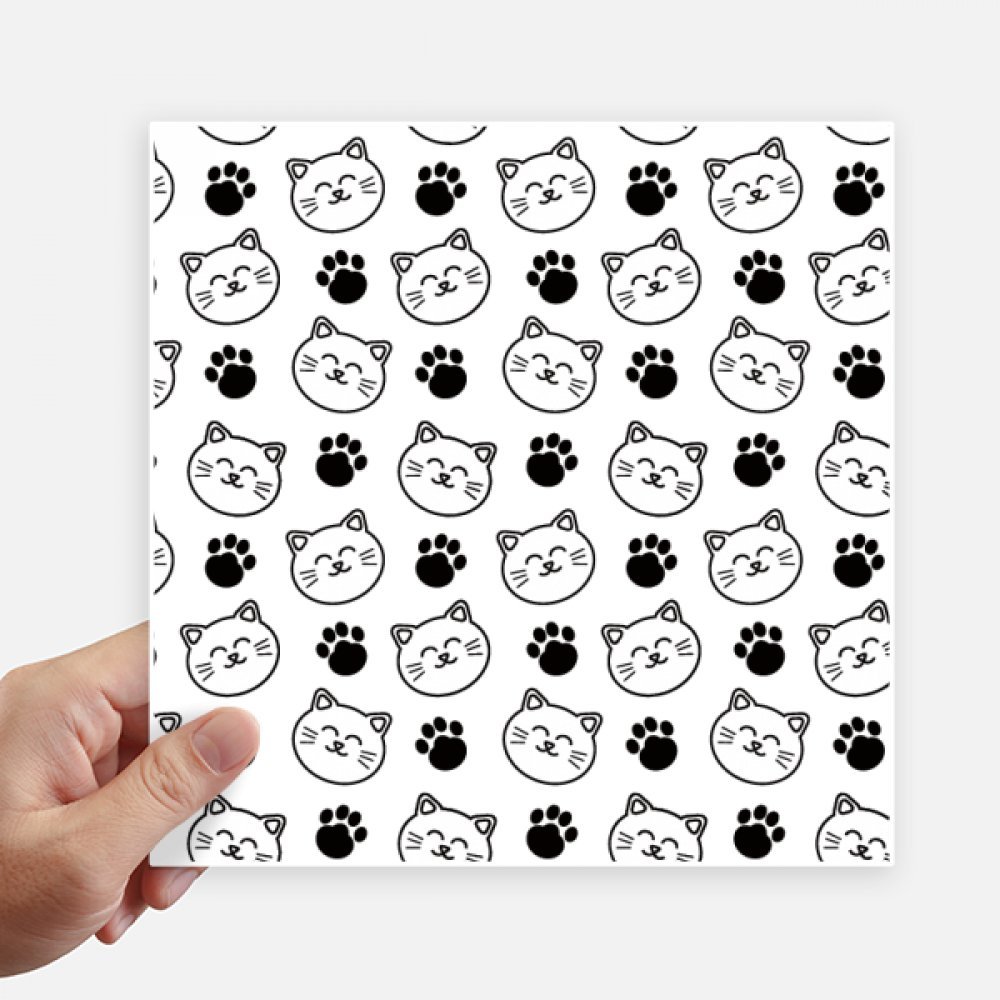 Autocollant 20 cm chat anti-rayures pour valise ordinateur et déco murale