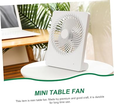 Portable USB Battery Powered Desk Fan Angle Low Noise for Home Office Cooling Fan