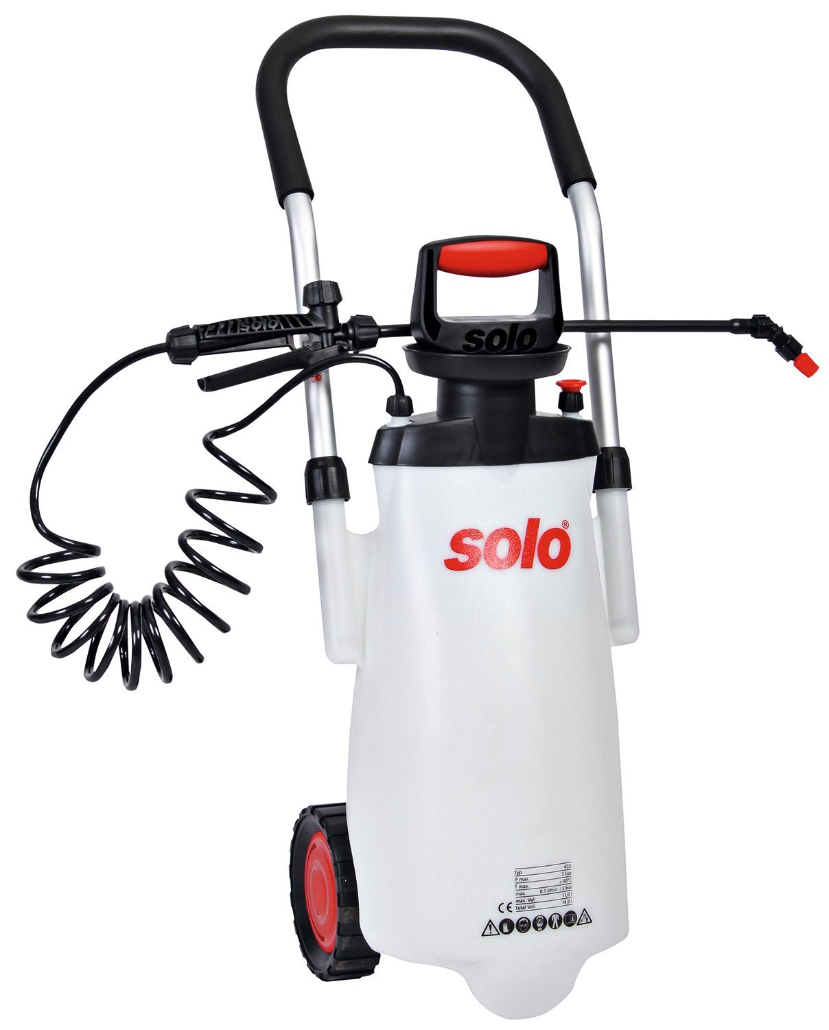 Buy Solo 11L 30psi Piston Pump Handheld Trolley Sprayer with Spray