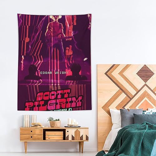 Miniatura 4 de Scott - Tapiz de película Pilgrim Vs The World (7) tapiz de pared, tapices de pergamino, pintura, imagen, sala de estar, decoración del hogar y