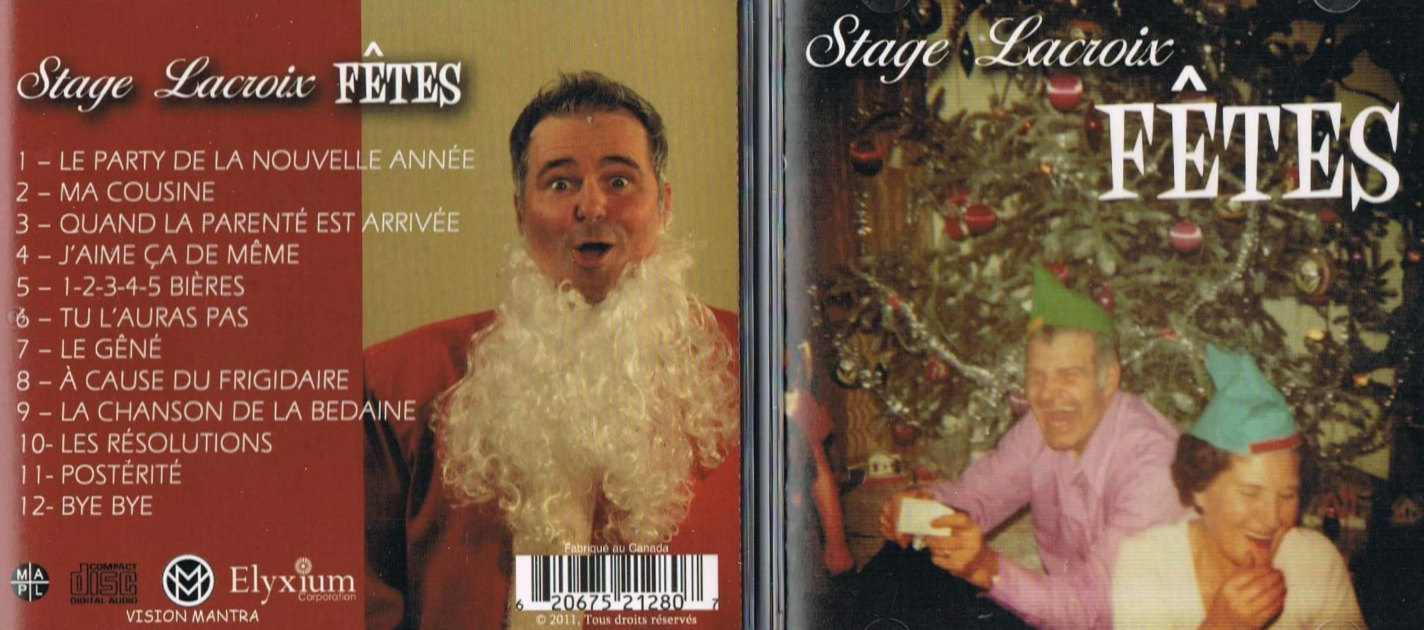 Stage Lacroix, FÊTES [Audio CD] Stage Lacroix