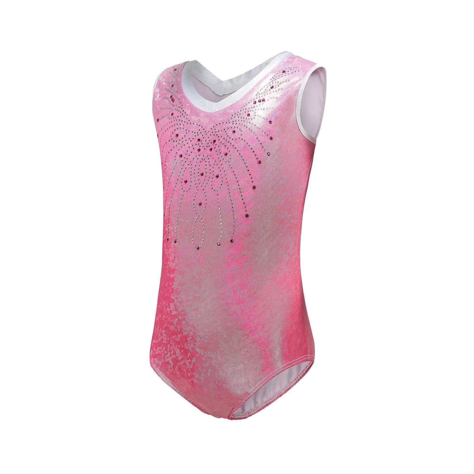 Da Ginnastica per Bambina, Costume da Ginnastica per Bambini, Body da Ballo Atletico, Body da Balletto, 3 Pezzi