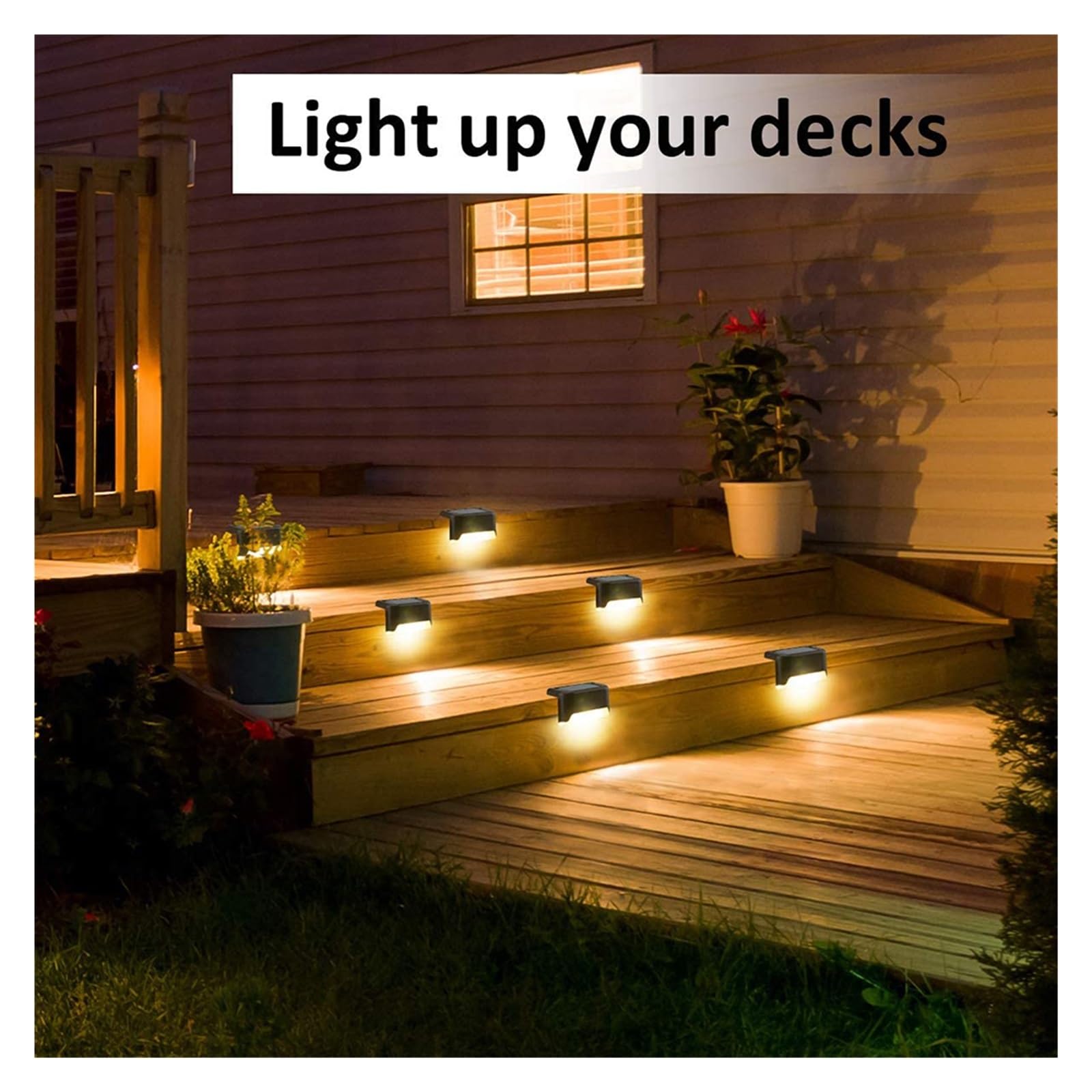 Silhouette Light - Lampada Solare Da Parete Senza Fili Con Sensore Di Movimento Lampada A Led Illuminazione Di Sicurezza Per Giardino Recinzione Vialetto Grondaia Cortile Luce Bianca Calda 85136081