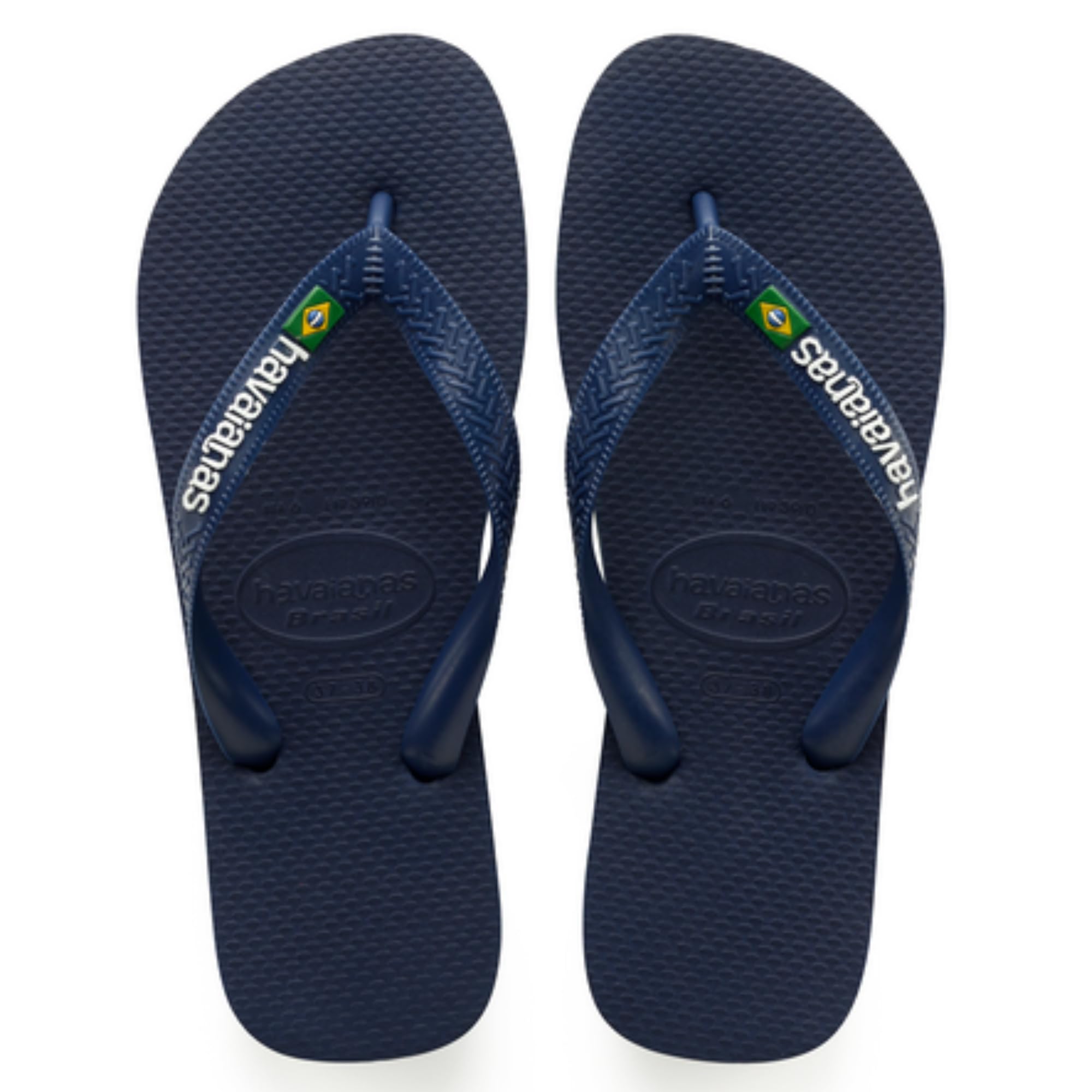 Havaianas - Brasil, Tongs Classiques, Confortables et Durables, Hommage à la Coupe du Monde 1998, Lanières avec le Drapeau du Brésil, Semelle Antidérapante aux Couleurs du Brésil, Adultes Unisexe