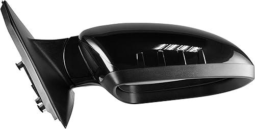 Miniatura 3 de Dependable Direct Lado derecho del pasajero sin pintar con calefacción eléctrica con espejo de visión lateral de señal compatible con Kia Optima