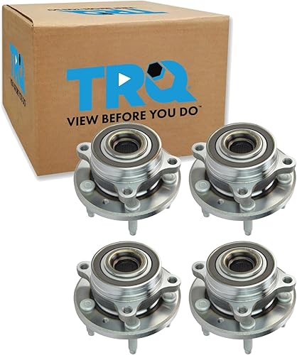 Vista 609 de TRQ Juego de 2 rodamientos y bujes de rueda trasera izquierda y derecha compatible con Ford Expedition 2007-2010 Lincoln Navigator 2007-2010