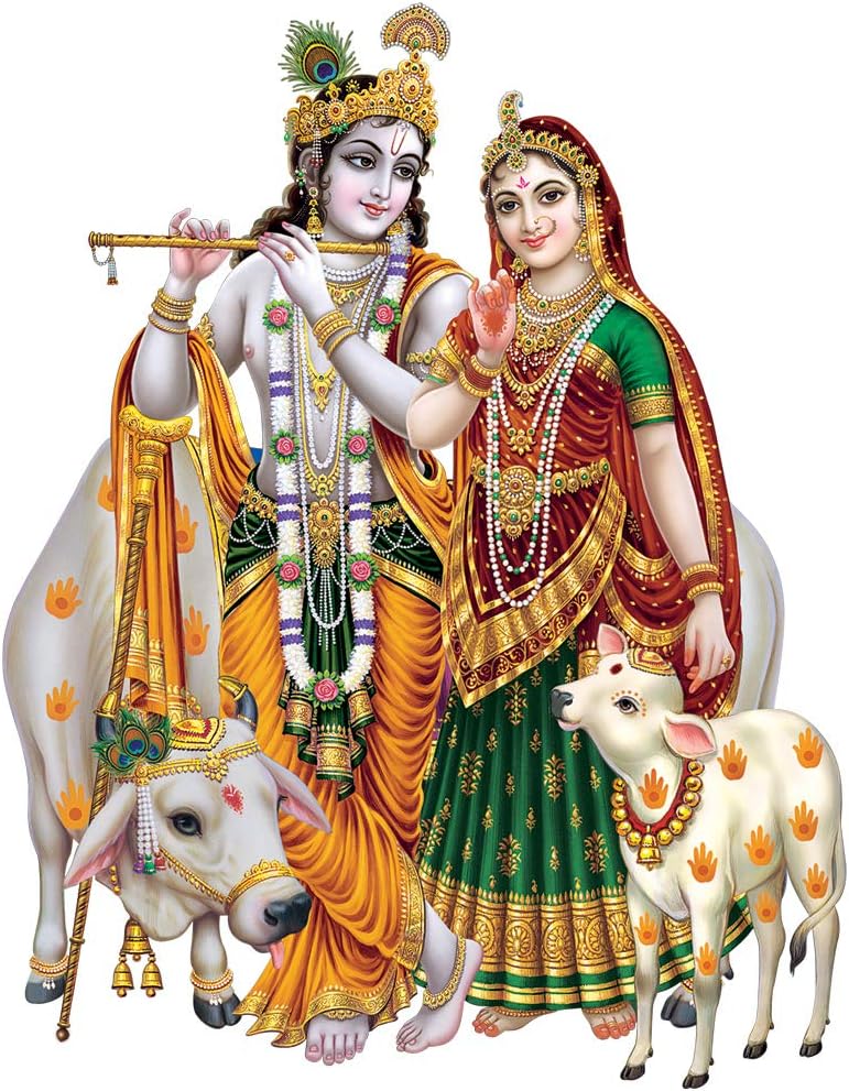 Rangoli Vinyl Large Religious Wall Sticker (Multicolour, 50 Or 70 Cm), Self-Adhesive