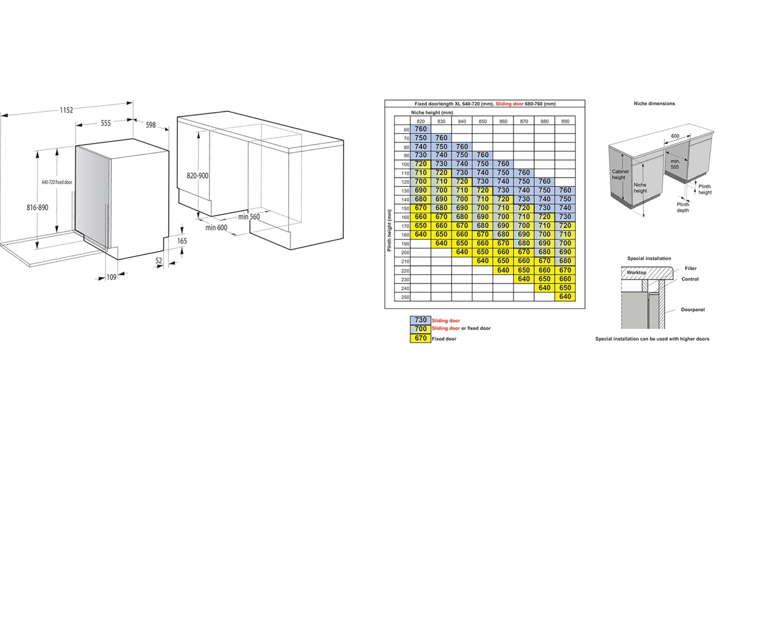 Gorenje GV 663 C60 Vollintegrierbarer Geschirrspüler / 60 cm Spülmaschine/ 16 Maßgedecke / 3 Körbe / 8 Programme / 3 in 1 Funktion/Speed Wash/Gläser-Programm/Vollständiger Überlaufschutz