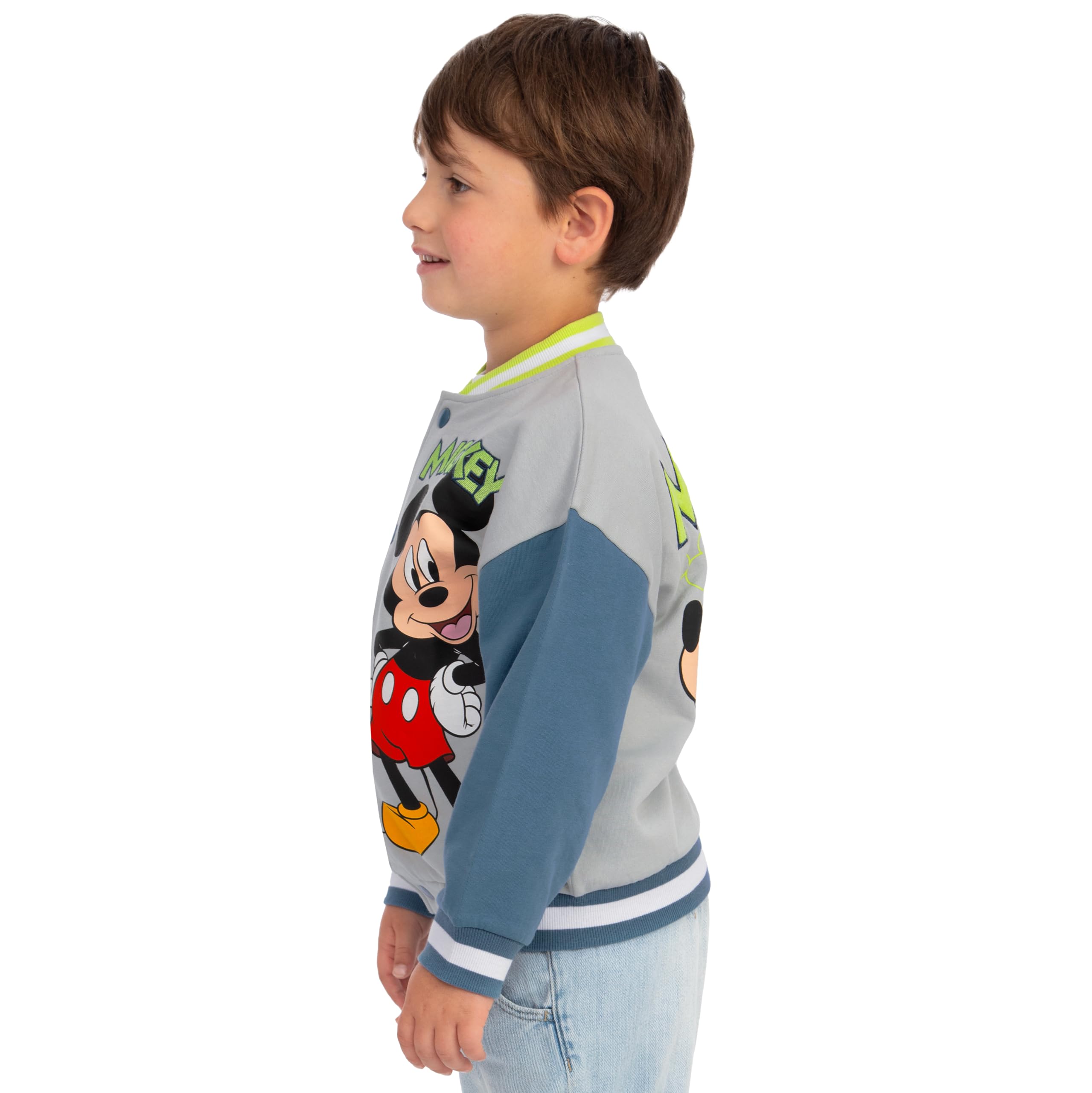 Disney Veste Bomber Garçon Mickey Mouse, Veste Mickey Garçon, Vestes Baseball Coton Été