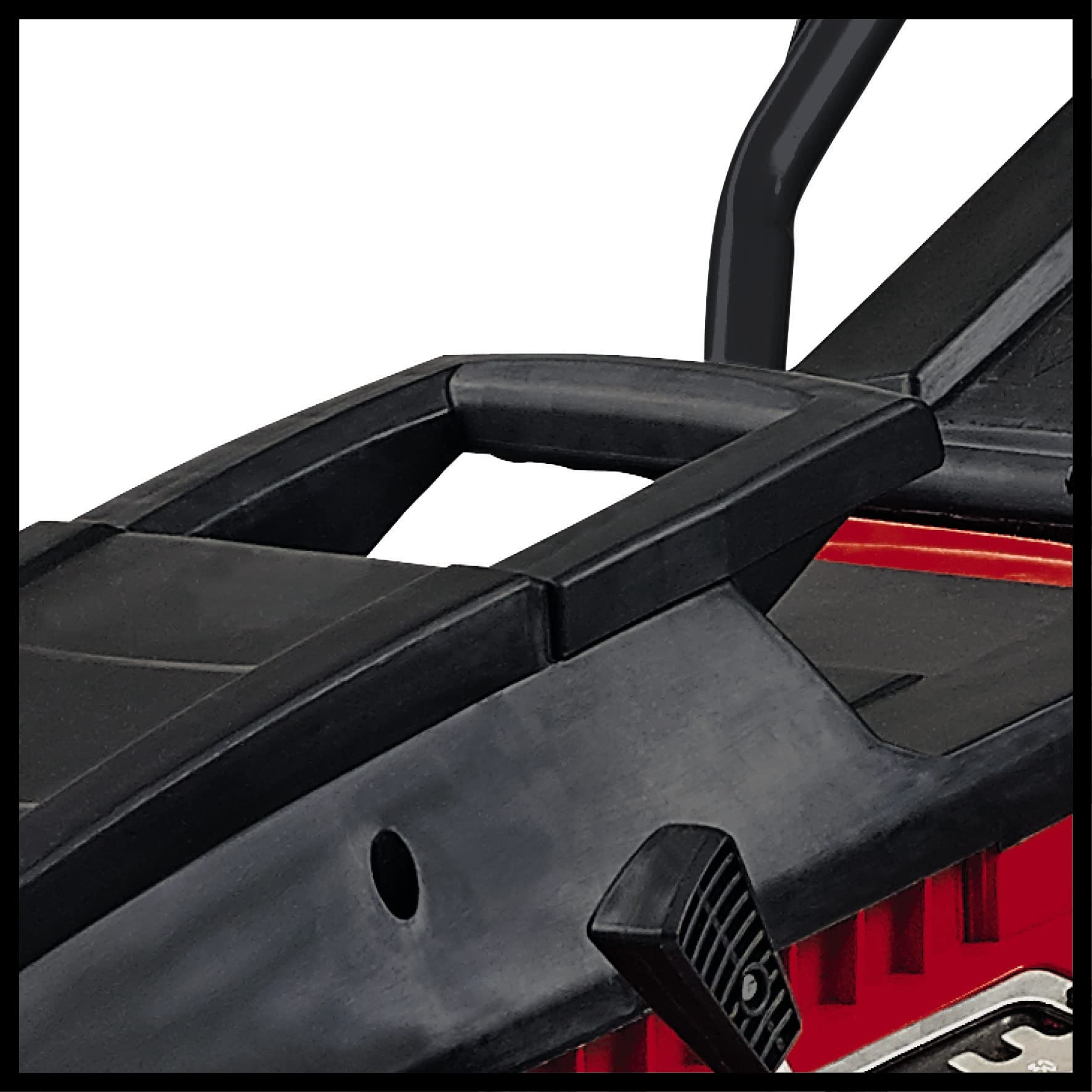 Einhell Elektro-Rasenmäher GC-EM 1500/36 (1500 W Carbon Power Motor, 36 cm Schnittbreite, 38 L Fangbox, für 600 m² Rasenflächen, Schnitthöhe 25-65 mm)