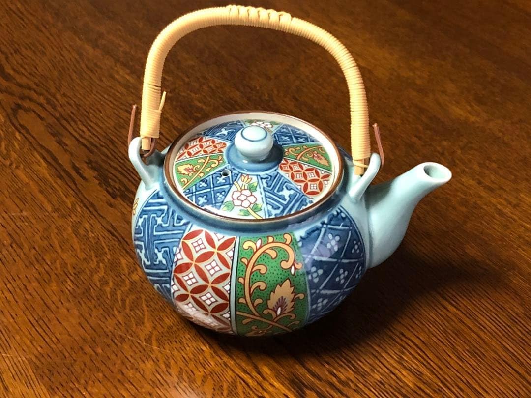 Amazon.co.jp: 有田焼 仁祥窯 茶器セット 急須 蓋付湯呑5客 献上古
