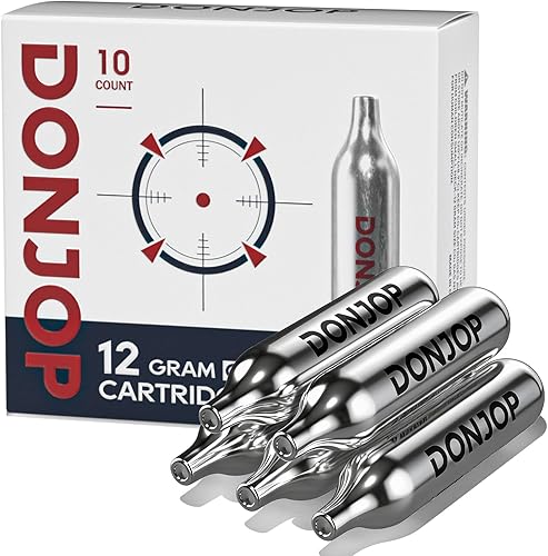 Cartuchos de CO2 12G sin rosca, cartuchos de CO2 pistola BB, pistola BB de CO2, pistola de CO2 Airsoft y marcadores de paintball C02, ajuste cómodo