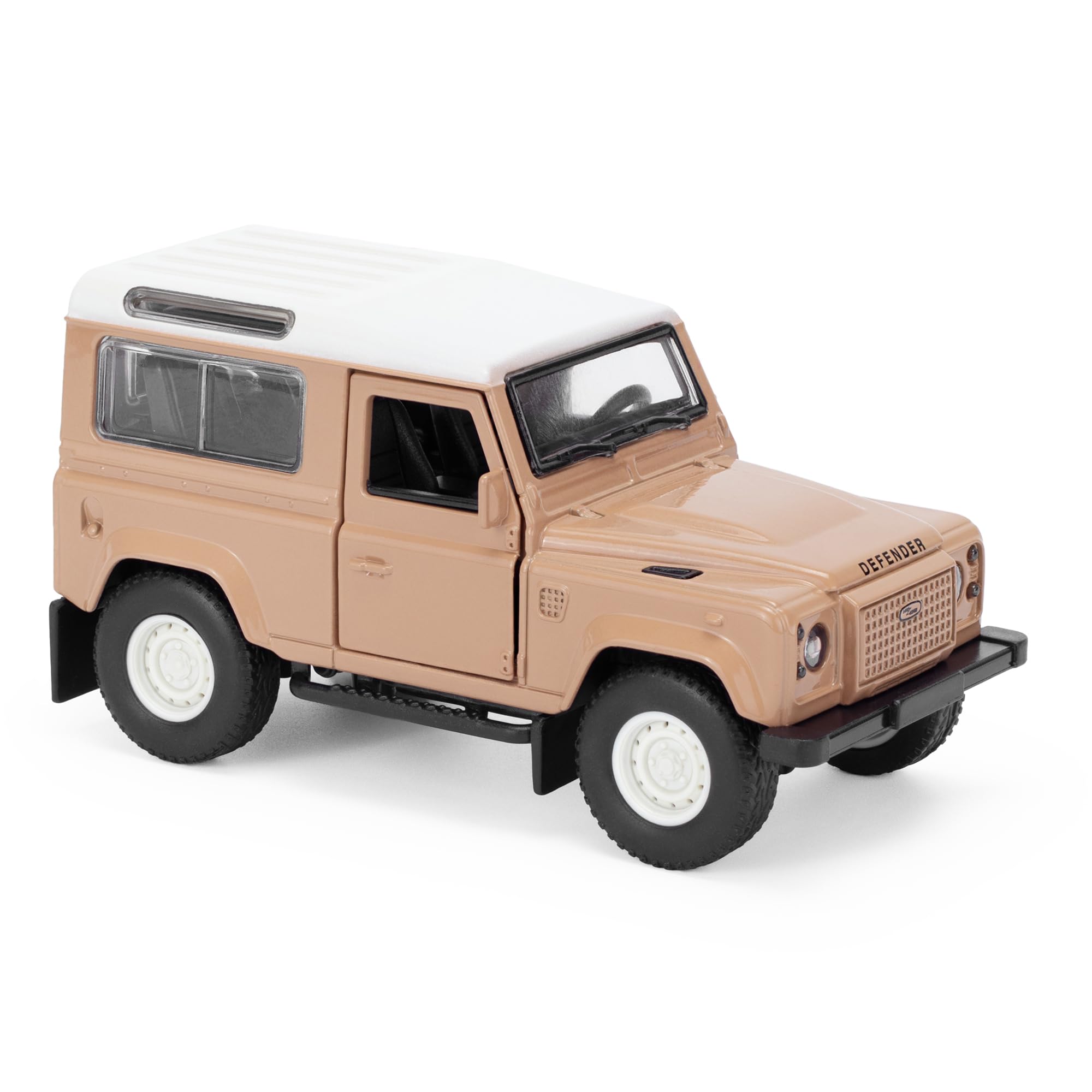 Land Rover Defender Tan 1:43 Scale CMJ Diecast DC143DET