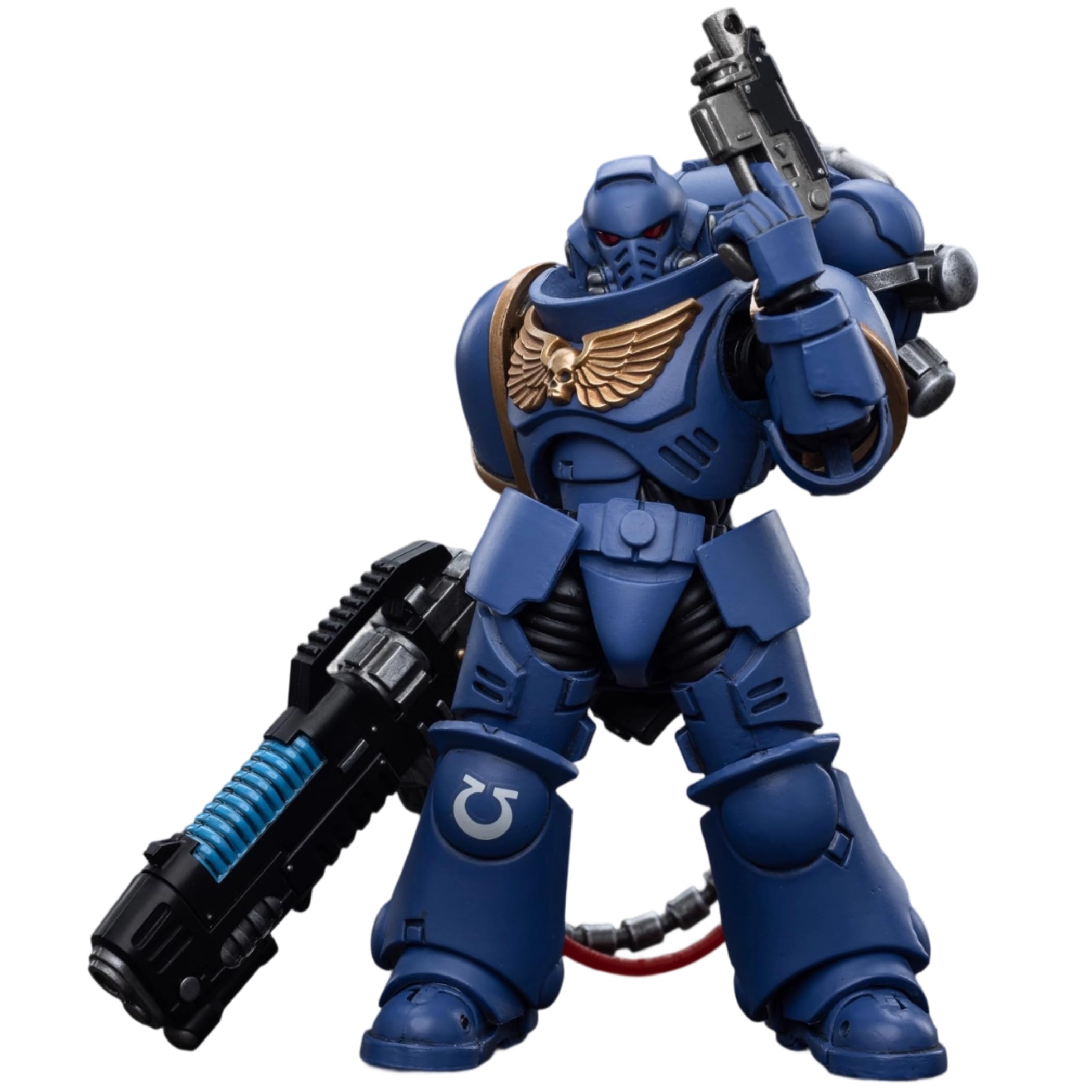 JOYTOY Brother Paxor Warhammer 40K 1/18 Action Figure Ultramarines Hellblasters Brother Paxor Modello da collezione 11,9 cm Regali di compleanno
