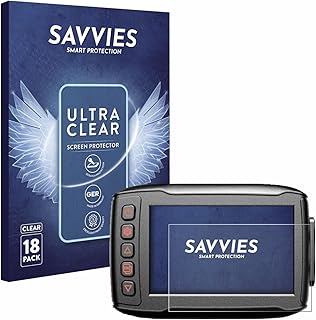 Savvies Screen Protector compatible with Blueskysea DV999 Protection Film Clear 18-Pack