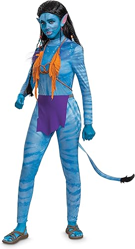 Disfraz de Neytiri de arrecife de Avatar, disfraz oficial de Disney Avatar Way of the Water para adultos