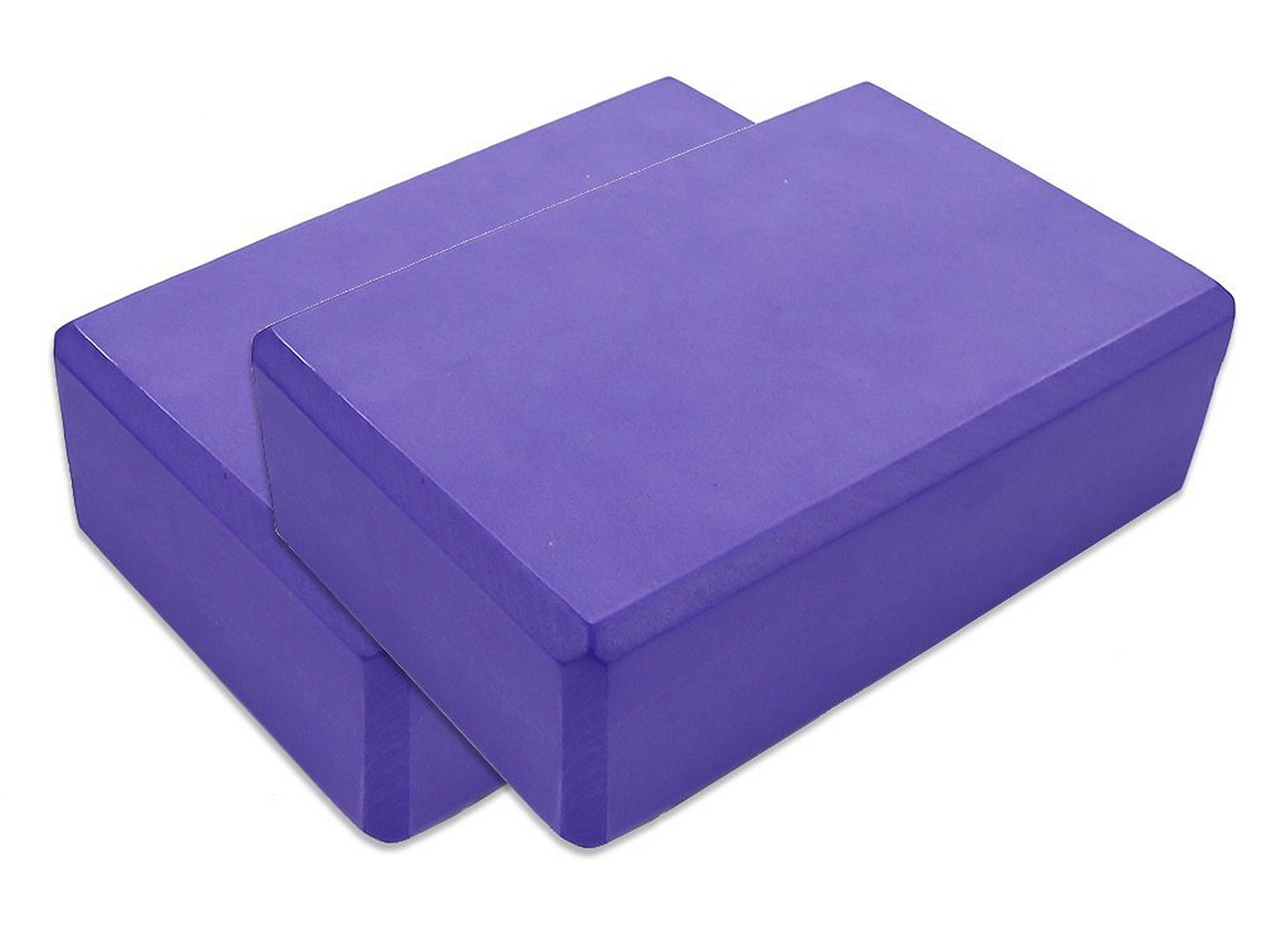 VLFit 2 Pezzi Blocchi Yoga - Eva Schiuma Supporto Blocco per Yoga, Pilates e Stretching