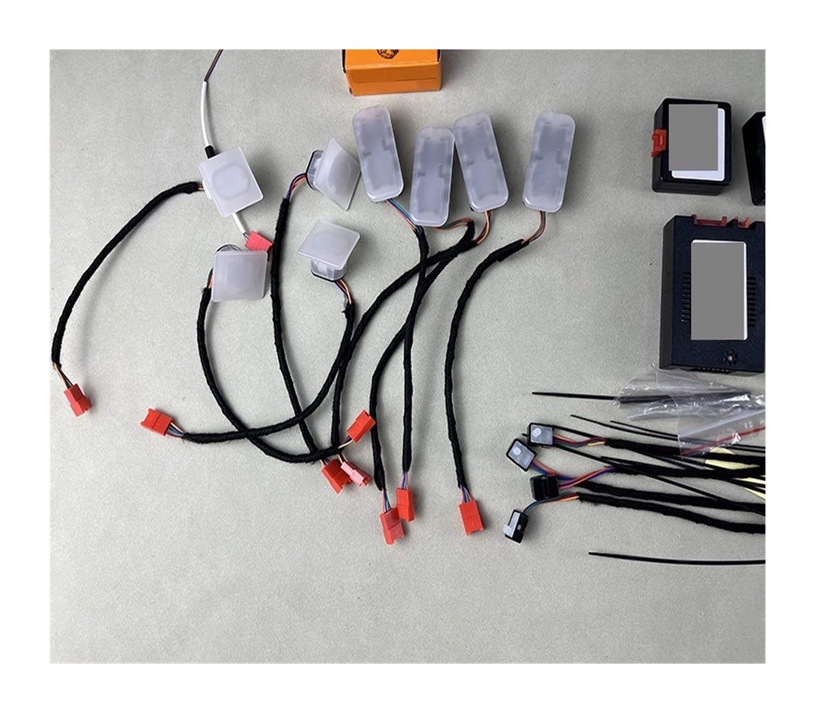 XCZPRKMXY 30-Colors Ambient Lamp Compatible with VW Passat B8 2017-2021 Decorare Light Upgrade Whole Car Led Lamp Source Support Breathing Mode(D)