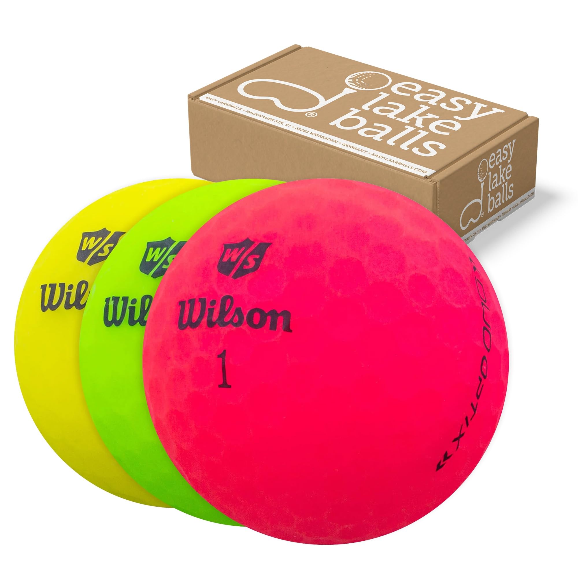 50 Wilson Duo BUNT Mix LAKEBALLS/GOLFBÄLLE - QUALITÄT AAAA/AAA
