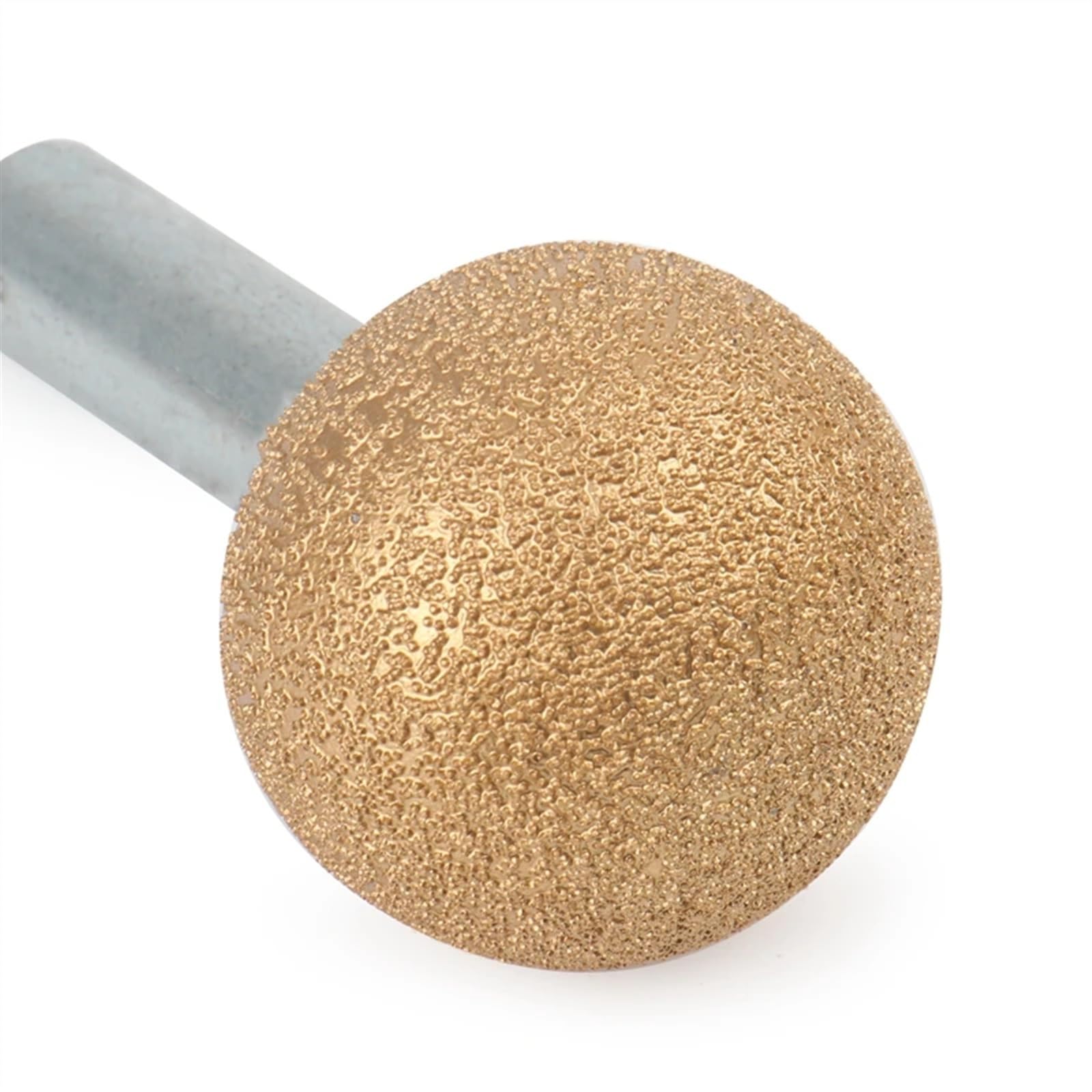 1 Szt. Lutowany Próżniowo Diamentowy Suchy Okrągły Łeb Kulisty Narzędzia Szlifierskie Do Doniczek Żwirowych Narzędzia Dla Majsterkowiczów (Size : 6.35mm adaptor)