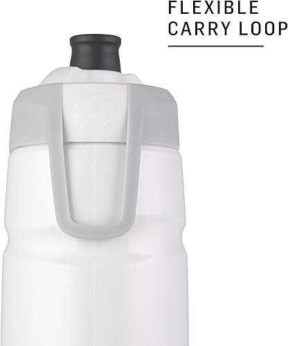 Miniatura 5 de BlenderBottle Hydration Halex Squeeze - Botella de agua con popote, 22 onzas, color rojo