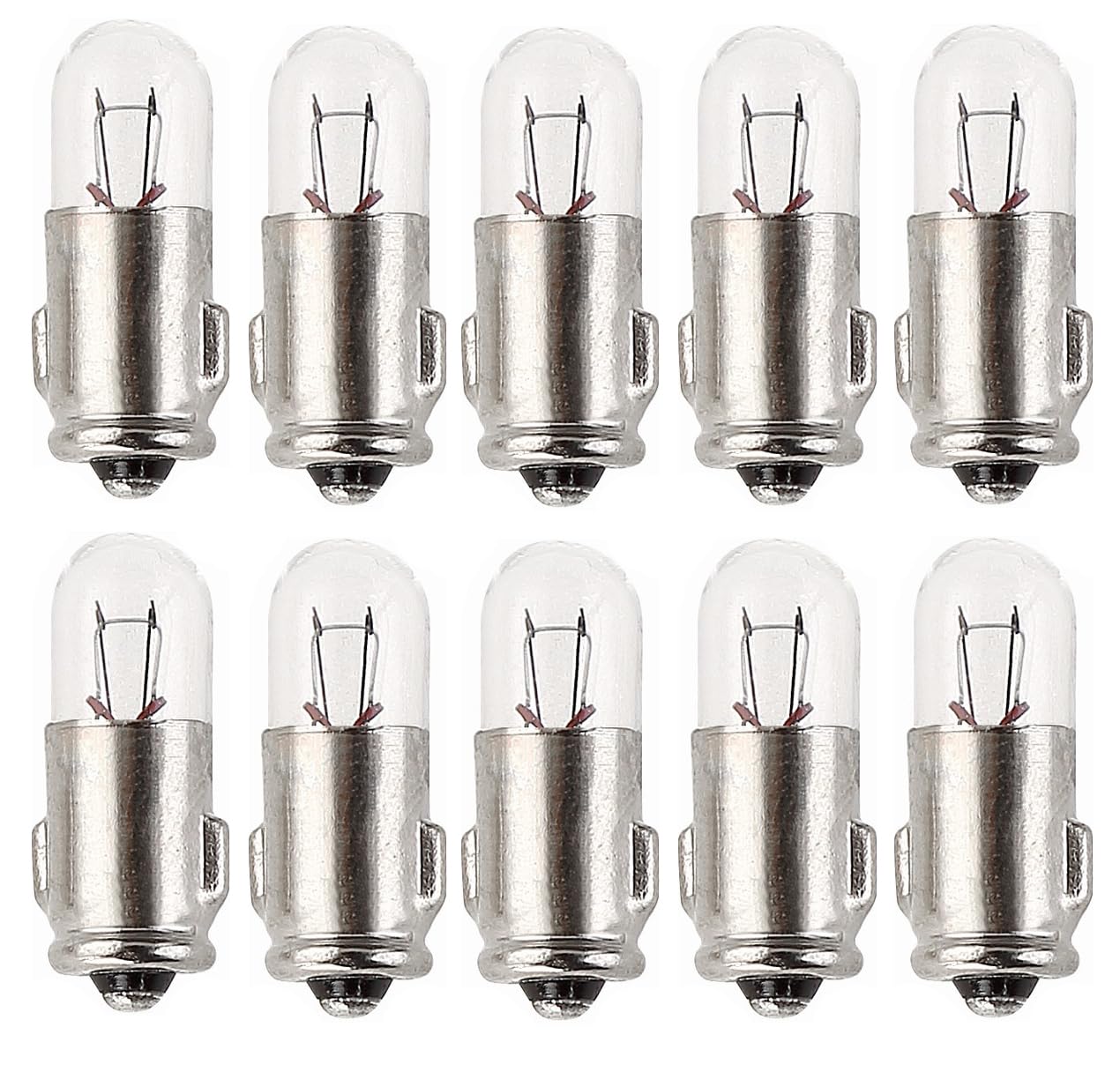 ShuoHui 10x BA7S Halogen 12V 1.2W GLÜHBIRNE MOTORRAD MOPED MOFA MOKICK INNENBELEUCHTUNG TRANSVAL GLÜHLAMPE 12V (12, Volt)