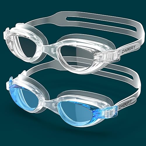 Miniatura 7 de Paquete de 2 gafas de natación unisex para adultos y jóvenes, W7