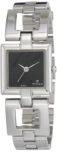 Purple Analog Black Dial Women's Watch -NK2484SM03