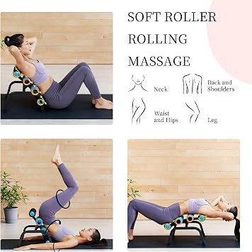Mini Home Inversion Table with Massage Roller for Muscle Relaxation