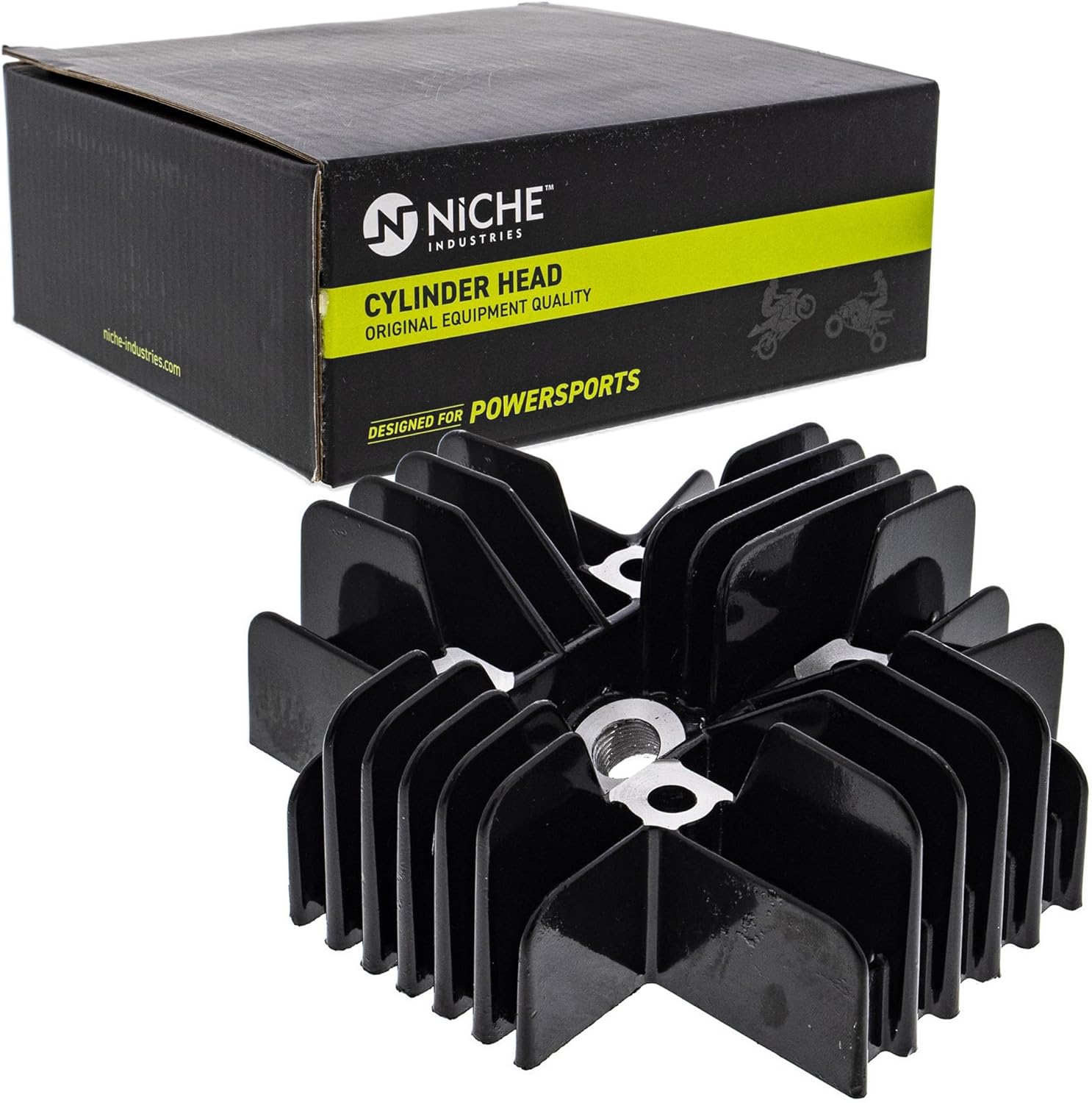 NICHE Cylinder Wiseco Piston Cylinder Head Gasket Stud Kit for Yamaha PW80 Big Wheel BW80 18E-11311-00-00