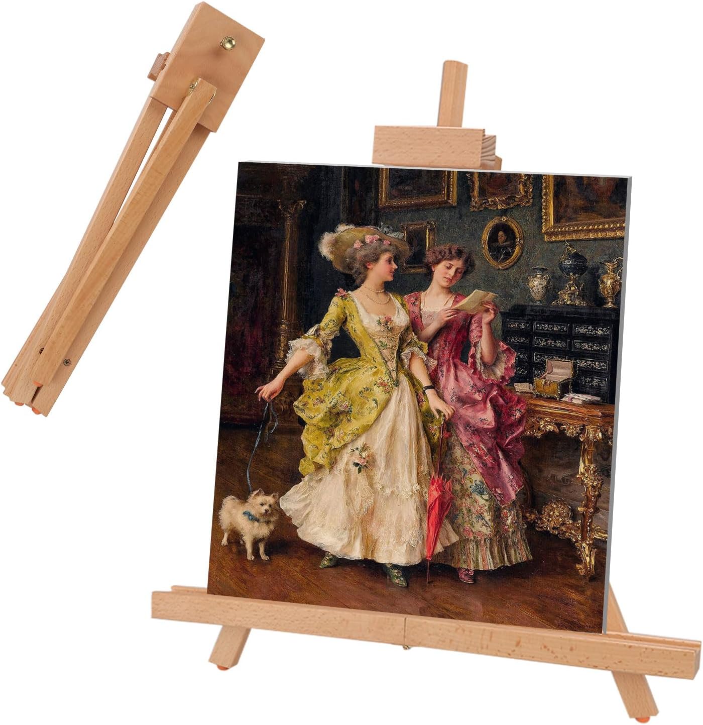 Small Table Top Easel Stand Mini Tabletop Easel (42 cm Tall) and