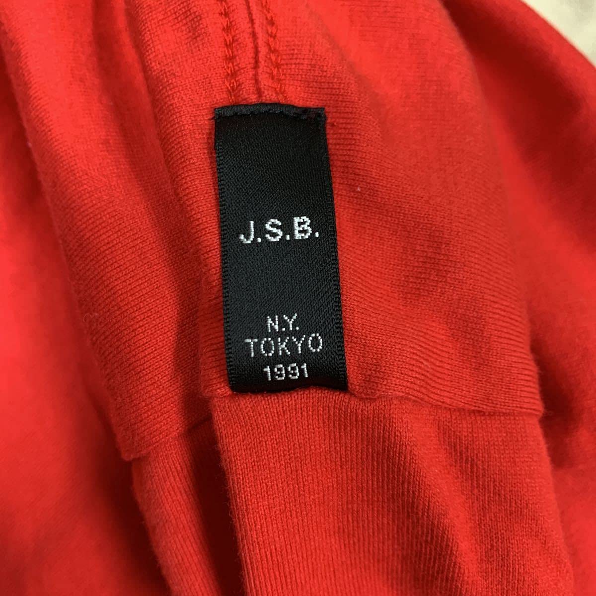 Amazon.co.jp: JSB J.S.B T-Shirt Red L Jasall Brothers Short
