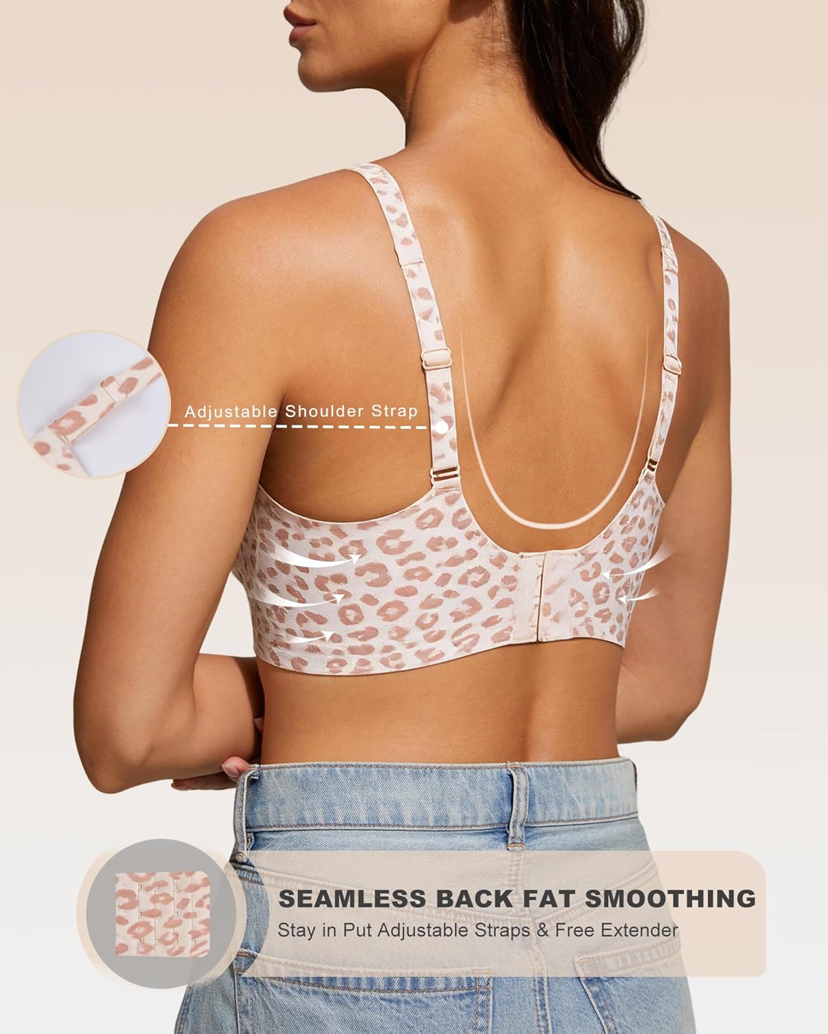 Women Deep V Bra Push Up Wireless Bralettes No Underwire Woman Seamless Bras Bralette Plunge Seamless Brassiere - Image 4