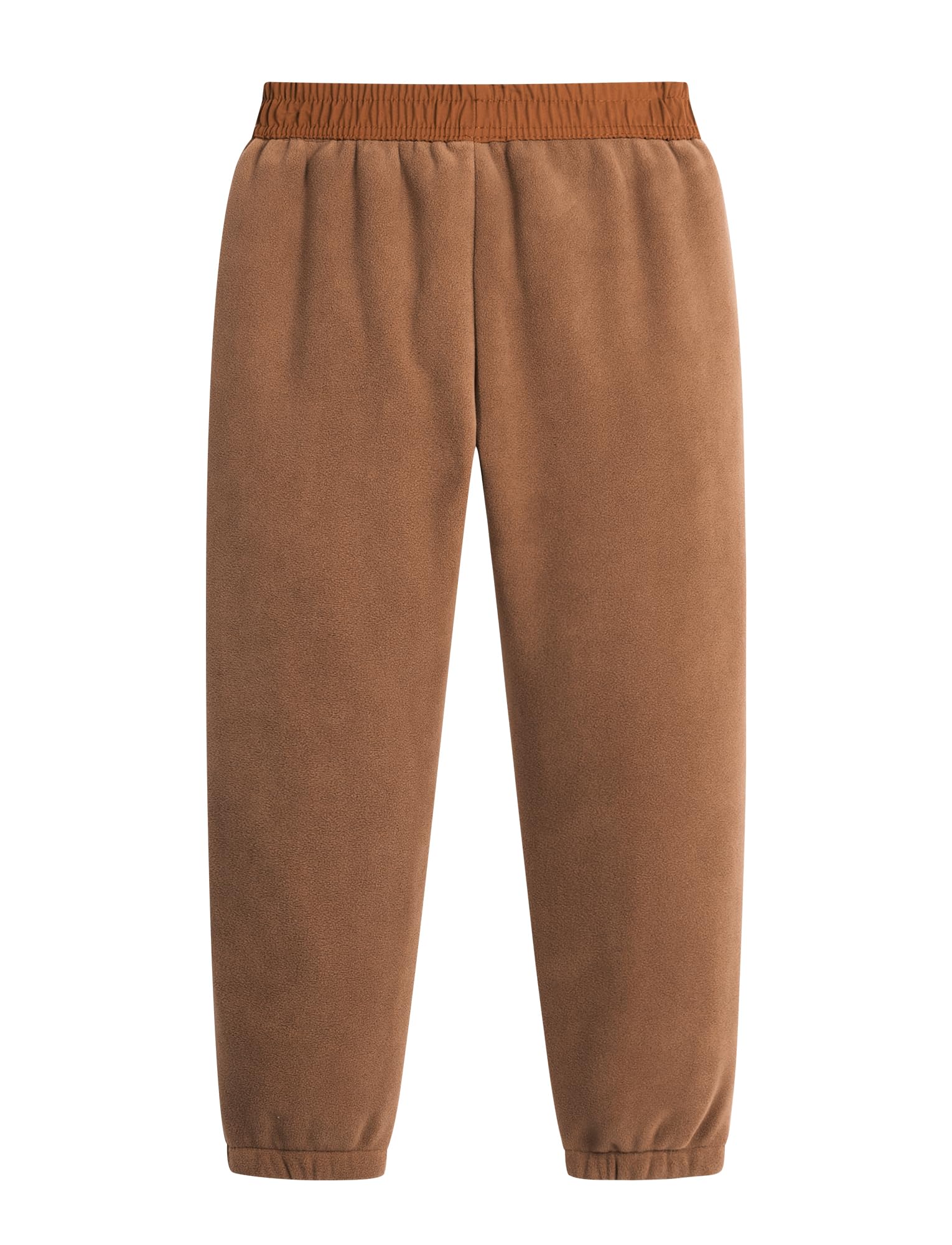 Maeau Pantaloni da jogging in pile per bambini Pantaloni della tuta foderati in pile per ragazzi morbidi invernali caldi pantaloni da jogging elastici in vita con tasche Pantaloni da tuta attivi per