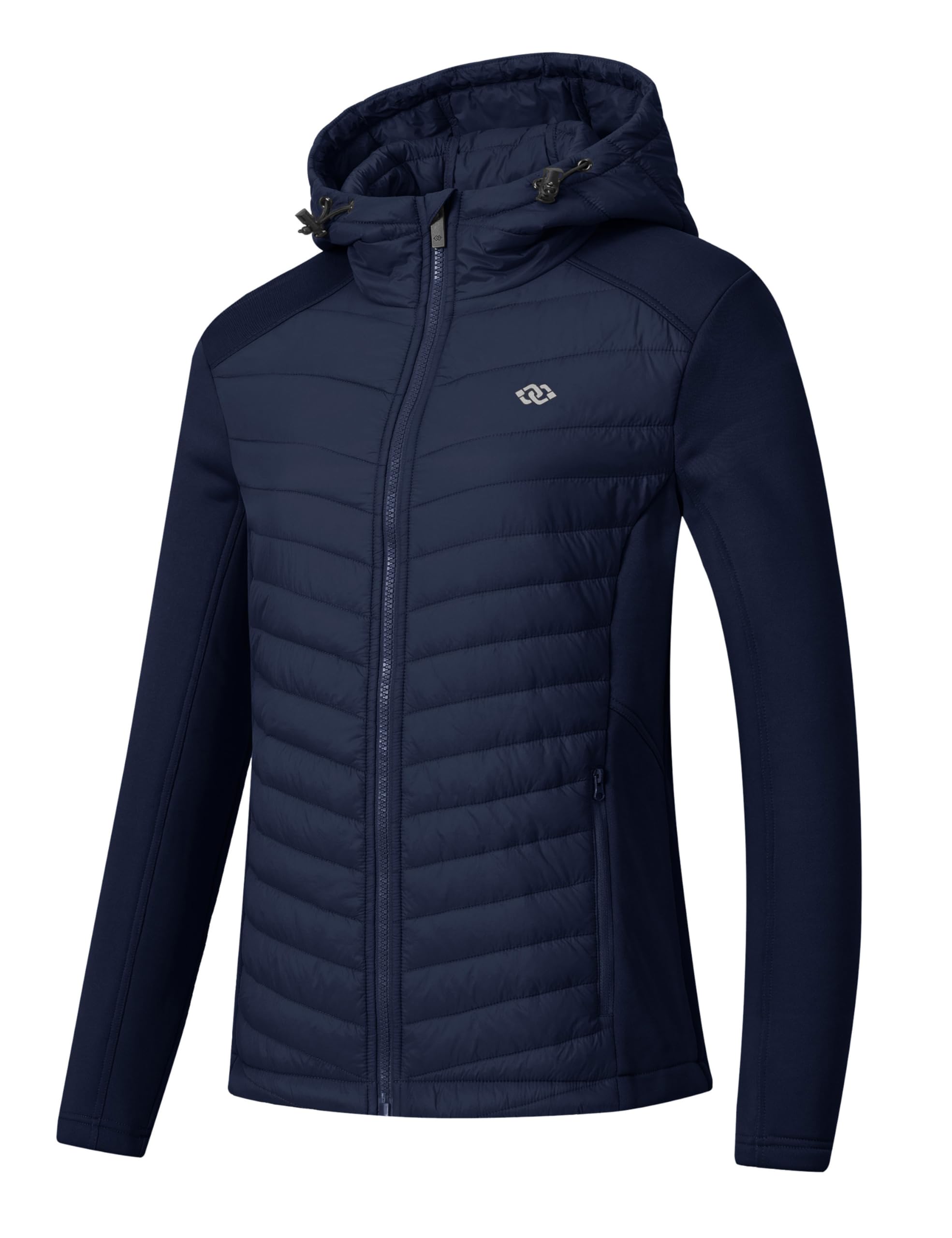 MoFiz Damen Fleecejacke Sportjacke Wanderjacke Outdoorjacke Running Winter Atmungsaktiv Jacke Hybridjacke Freizeitjacke