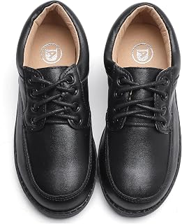 Toddlers Boys Wedding Lace-up Oxfords Brogues Ring Bearer School Uniform Dress Shoes