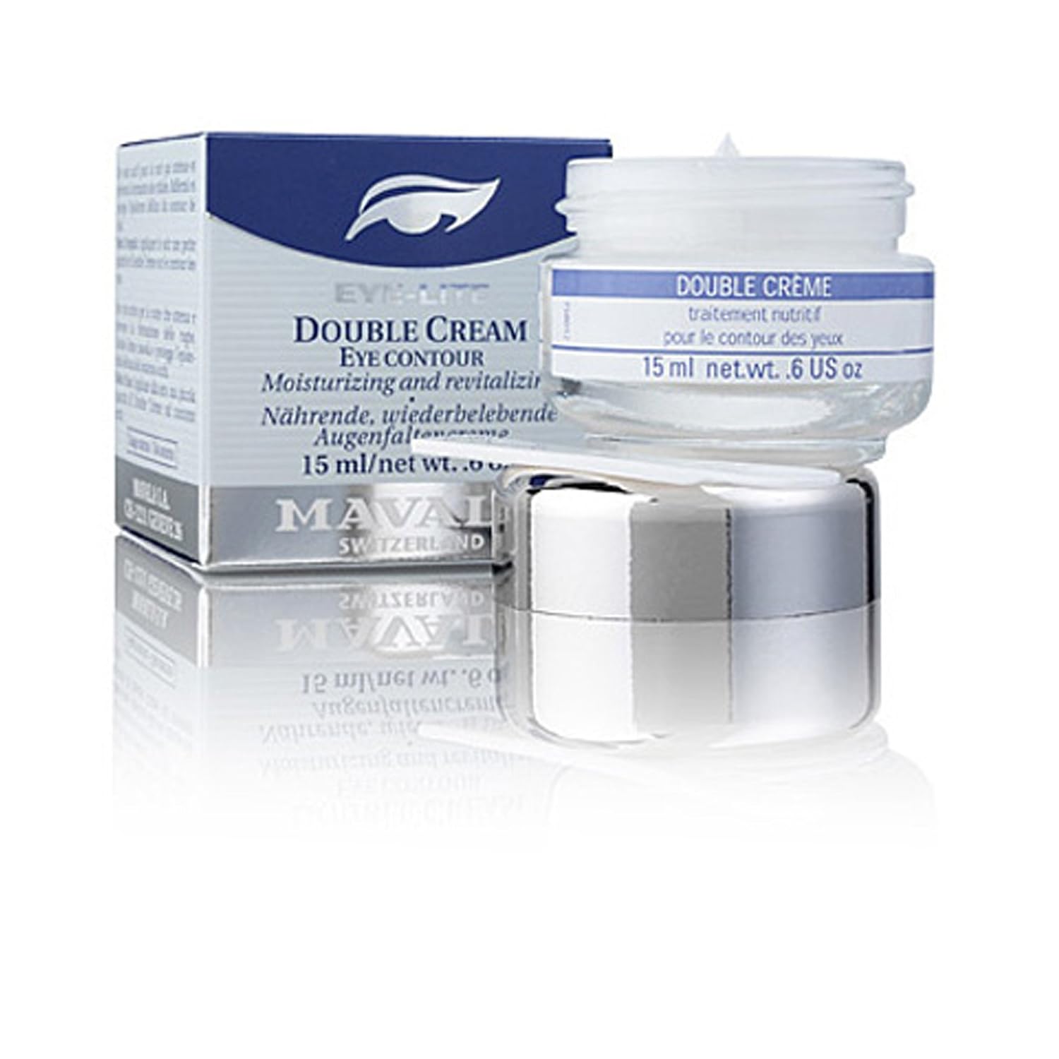 Mavala Eye-Lite Eye Contour Double Cream, 0.5 Ounce
