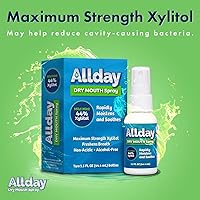 Vista 7 de Allday Spray bucal seco, xilitol de máxima resistencia, acción rápida, no ácido (paquete de 2)