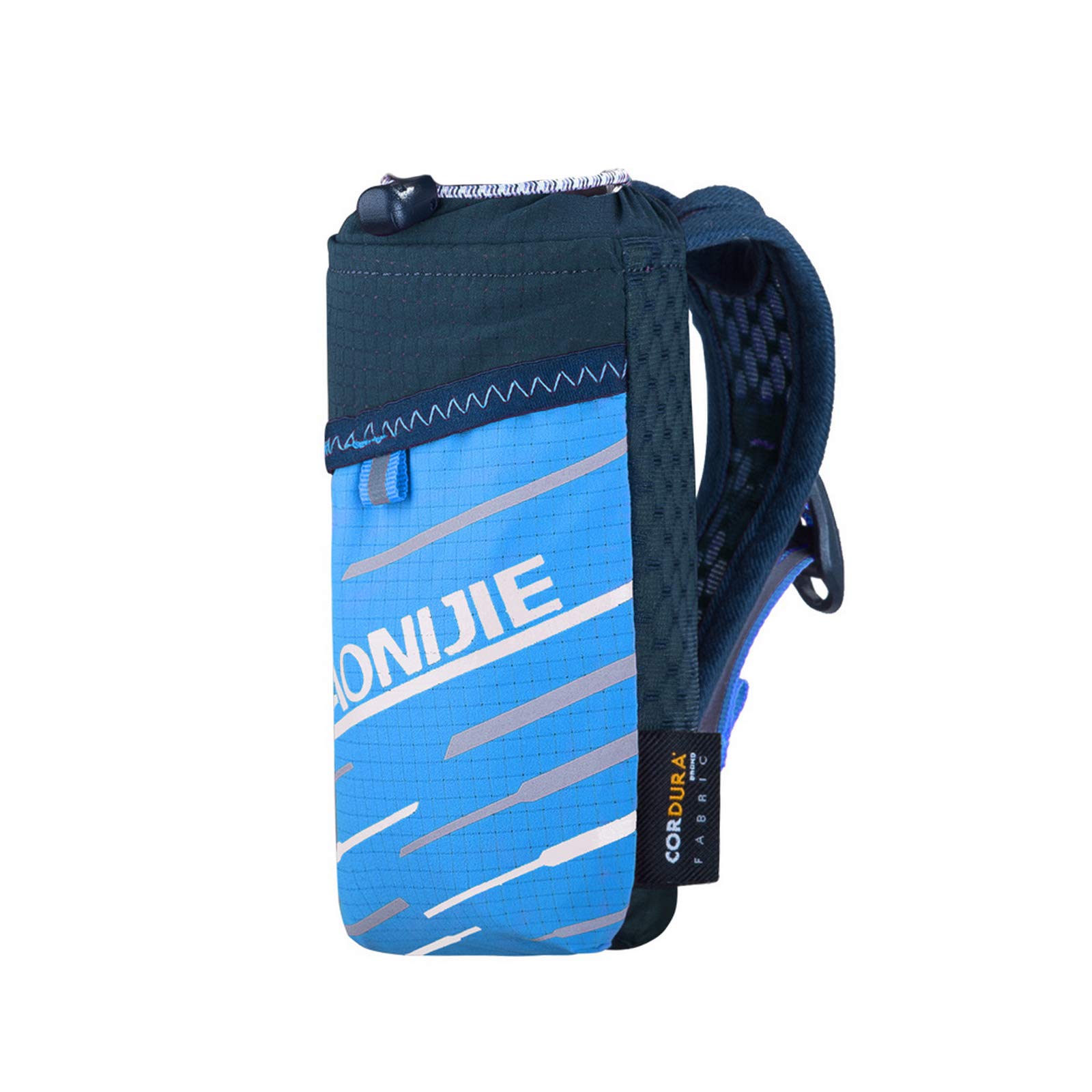 AONIJIE Running Handheld Hydration Water Bottle Bag, Foldable Water Bottle Carrier with Adjustable Hand Strap and Reflective Trim, Suitable for Outdoor Sports – Jogging, Cycling and Hiking