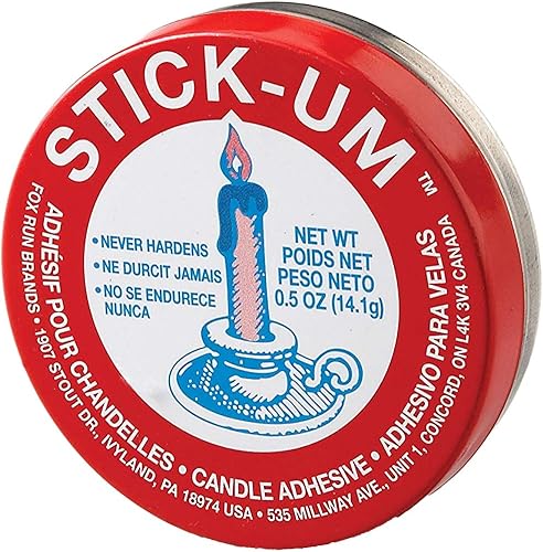 Miniatura 5 de Juego de pirámide de Navidad BRUBAKER de 3 niveles de 18 pulgadas + 20 velas blancas + adhesivo para velas Stick-Um