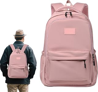 レディース バックパック 防水 学校用バッグ | オックスフォード生地 ユニセックス キャリーバッグ 仕事 旅行 通勤用