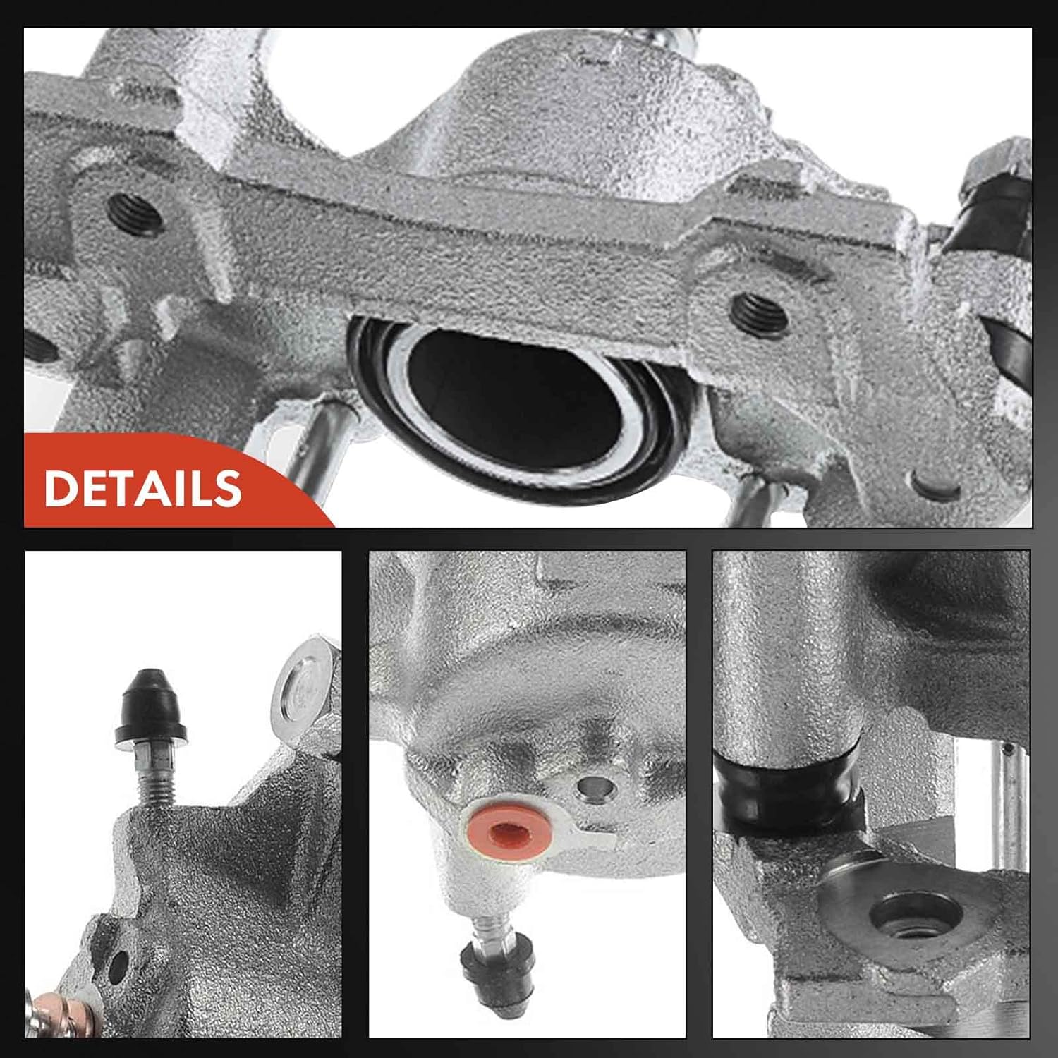 A-Premium Disc Brake Caliper Assembly with Bracket Compatible with Select Lexus Models - IS250 2006 2007 2008 2009 2010 2011 2012 2013, V6 2.5L - Front and Rear