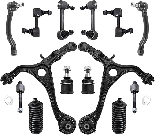 Miniatura 249 de Detroit Axle - 4WD Front End 14pc Kit de suspensión para Ford F-150 F-250 Expedition Navigator, 2 brazos de control superior 2 rótulas inferiores 2