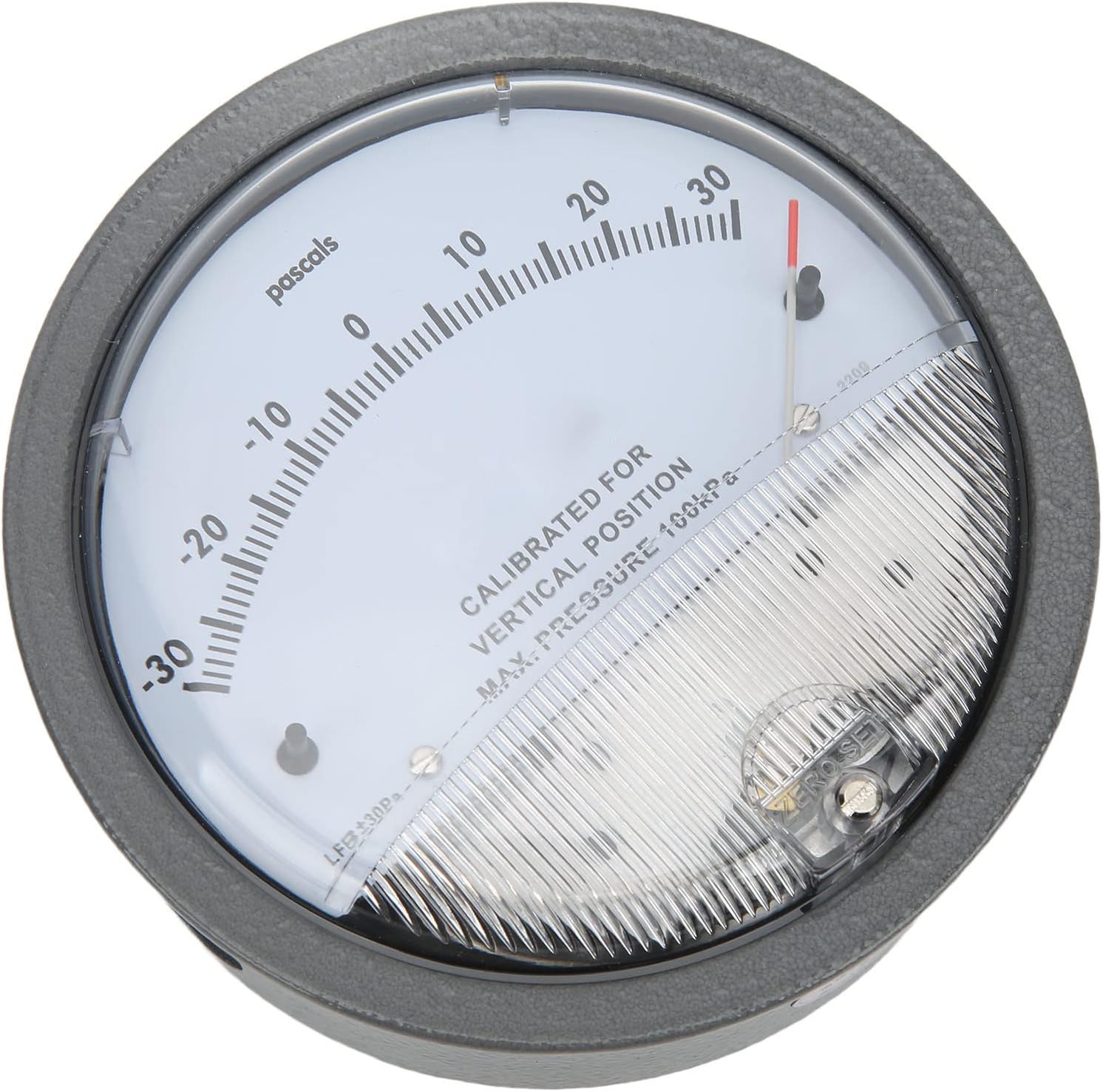 YANHAO Differential Pressure Gauge HVAC, Pointer Differential Pressure