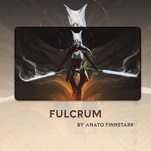 Miniatura 3 de Paramint Fulcrum (cosido)  Tapete MTG de Anato Finnstark  Compatible con Magic The Gathering Playmat  Play MTG, YuGiOh, TCG  Diseños artísticos y