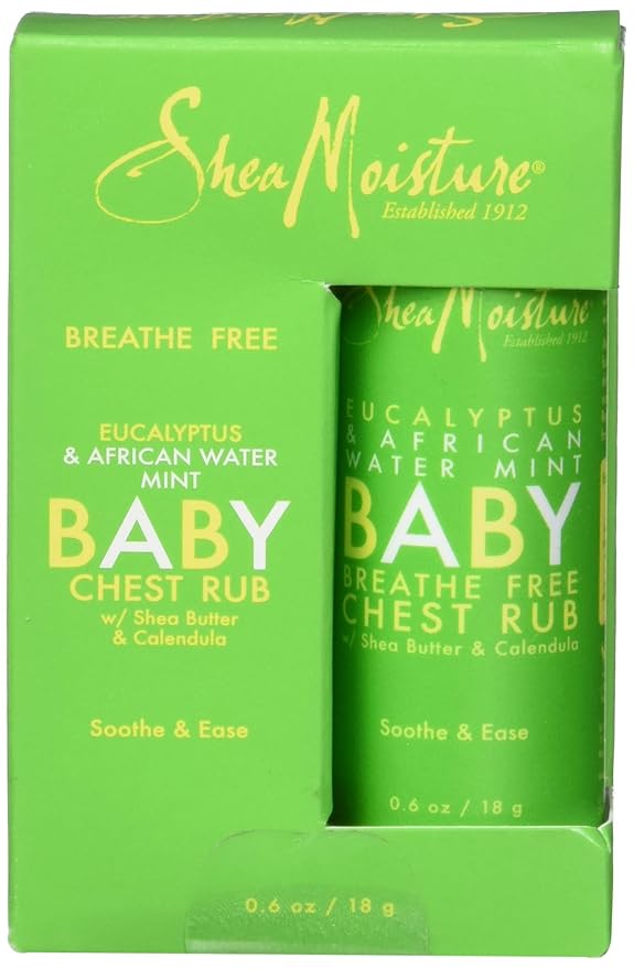 Shea Moisture Eucalyptus and African Water Mint Baby Chest