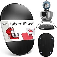 Vista 14 de Ibyx Elegante bandeja deslizante para tu cafetera y electrodomésticos de cocina pesados, resistente, se desliza fácilmente debajo del gabinete Negro