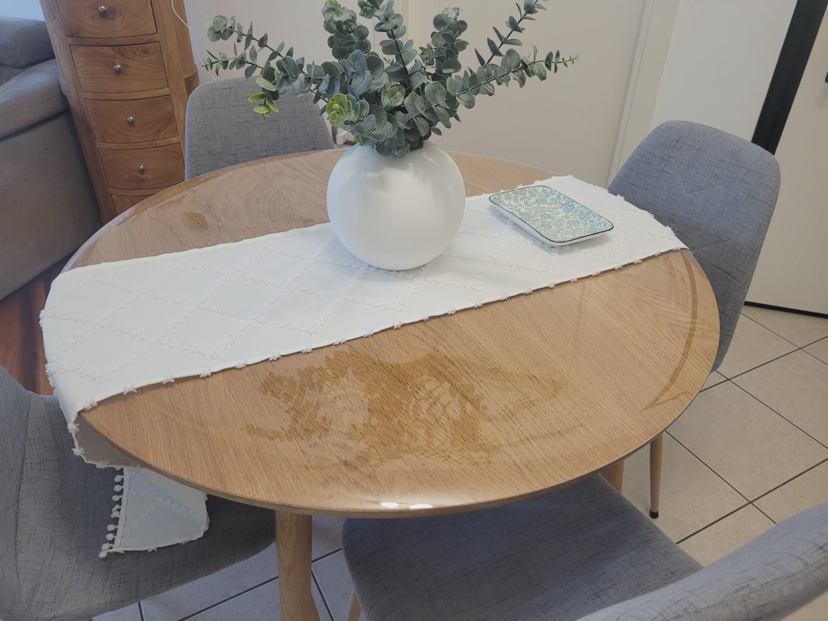 2mm PVC Tischdecke – Transparente Schutzfolie für Tische